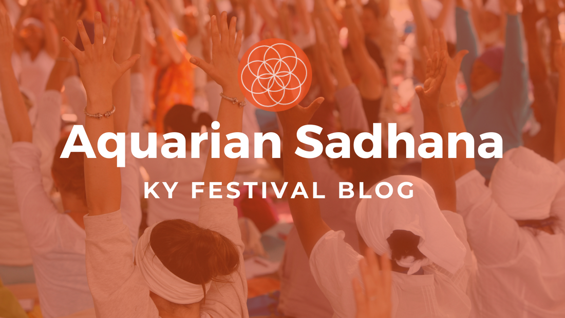 Tijdens het Kundalini Yoga Festival beginnen we elke dag met Sadhana. Spirituele beoefening met yoga en mediatie, in een bijzonder samenzijn. Ben je benieuwd hoe dat voelt en wat we precies doen? Lees het blog!