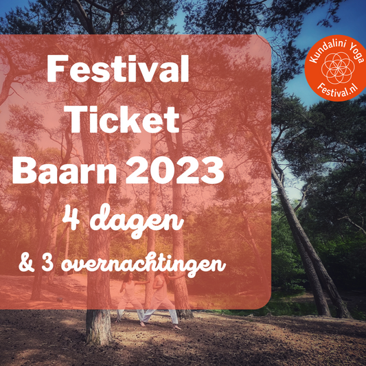 Festival Ticket Baarn 26 t/m 29 mei